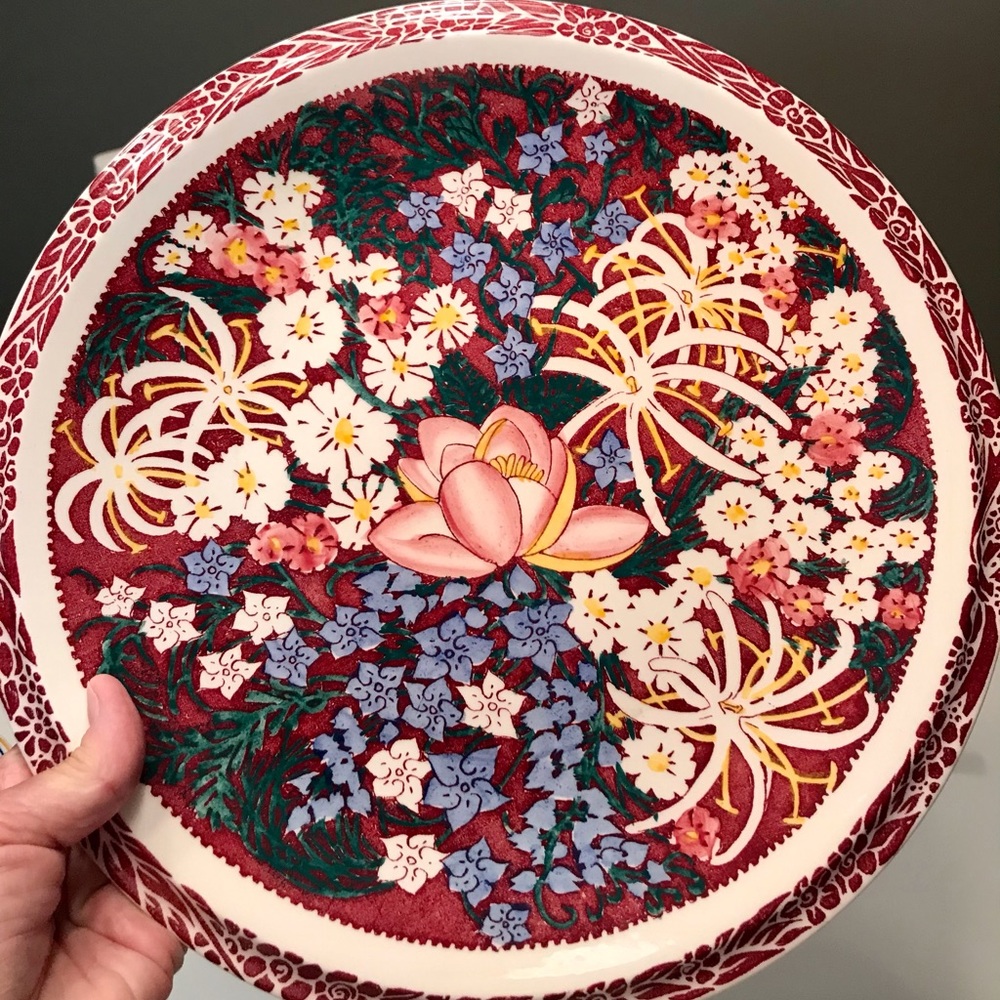 Don Blanding Lei Lani Aloha platter Vern Kilns.